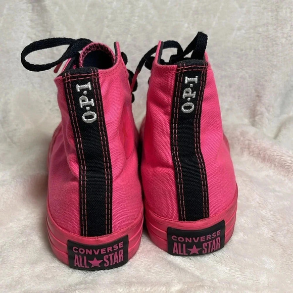 Converse X OPI V-I-Pink Passes Chuck Taylor All Star High Top Sneakers Size 6 - Picture 4 of 9